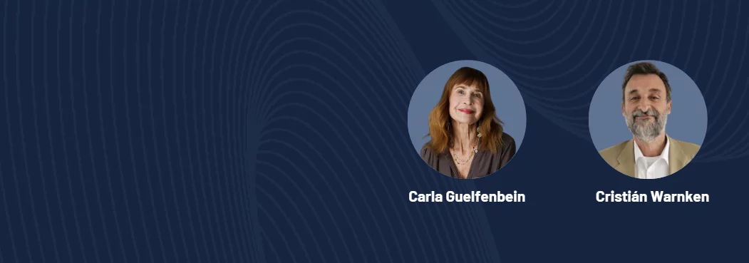Imagen destacada de "La voz del autor: los secretos de la escritura" con Carla Guelfenbein y Cristian Warnken